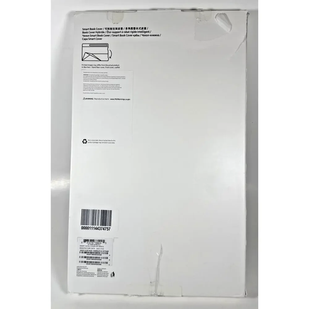 Open Box Samsung Smart Book Cover for Galaxy Tab S9+ & S9+ 5G (12.4